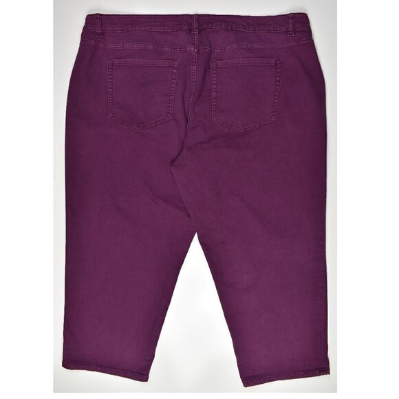 Lane Bryant Girlfriend Crop Jeans 24 - Picture 2 of 6